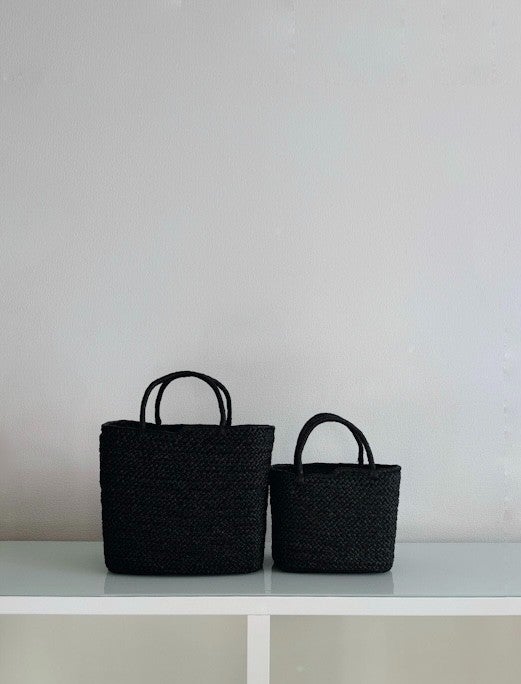 AMPIANA Marche bag S Black｜アンピアーナ マルシェバッグ | LETTERS